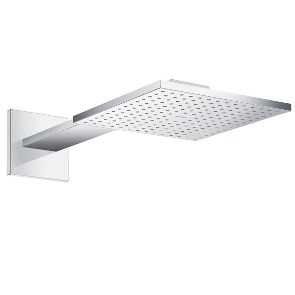 AXOR ShowerSolutions 250/250 1jet nástenná hlavová sprcha s hranatým ramenom 450 mm chróm 35306000
