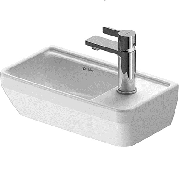 Duravit D-NEO umývadielko 40 x 22 cm bez prepadu, biele 0739400041