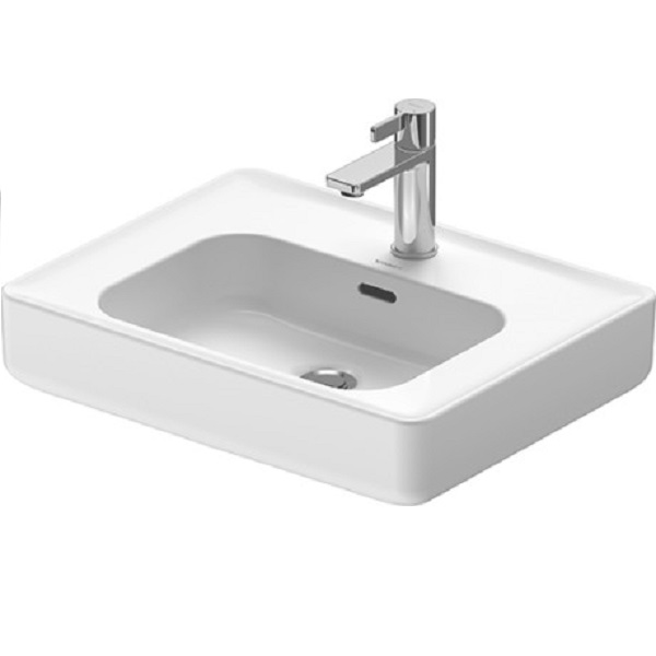 Duravit SOLEIL by Starck 56 x 43,5 cm umývadlo na dosku s prepadom, biele 2378560000