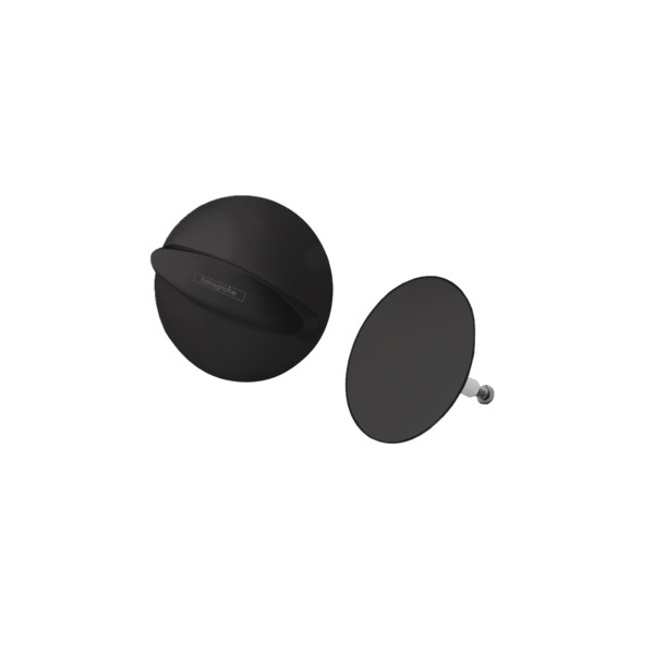 Hansgrohe Flexaplus krytka a zátka vaňového sifónu matná čierna 58185670